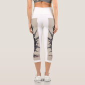 Hochwaisted-Capris Capri Leggings (Rückseite)