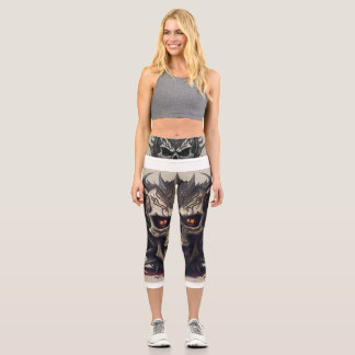 Hochwaisted-Capris Capri Leggings