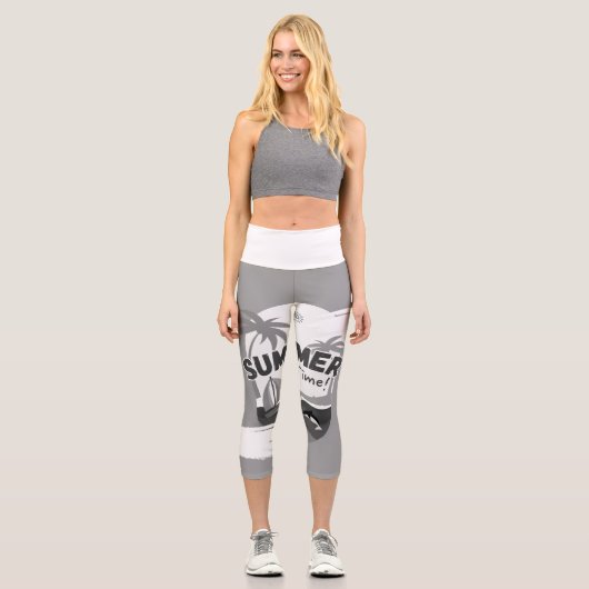 Hochwaisted-Capris Capri Leggings (Vorderseite)
