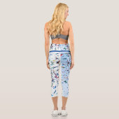 Hochwaisted-Capris Capri Leggings (Rückseite)