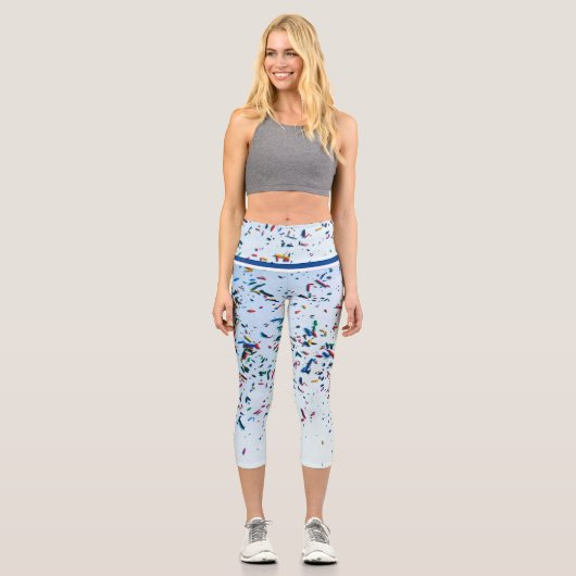 Hochwaisted-Capris Capri Leggings (Vorderseite)