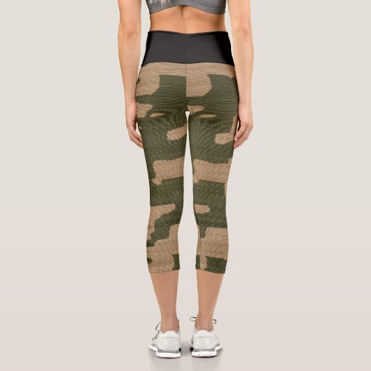 Hochwaisted-Capris Capri Leggings (Rückseite)