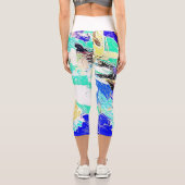 Hochwaisted-Capris Capri Leggings (Rückseite)