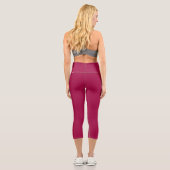 Hochwaisted-Capris Capri Leggings (Rückseite)