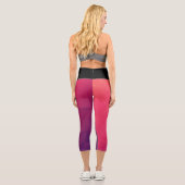 Hochwaisted-Capris Capri Leggings (Rückseite)