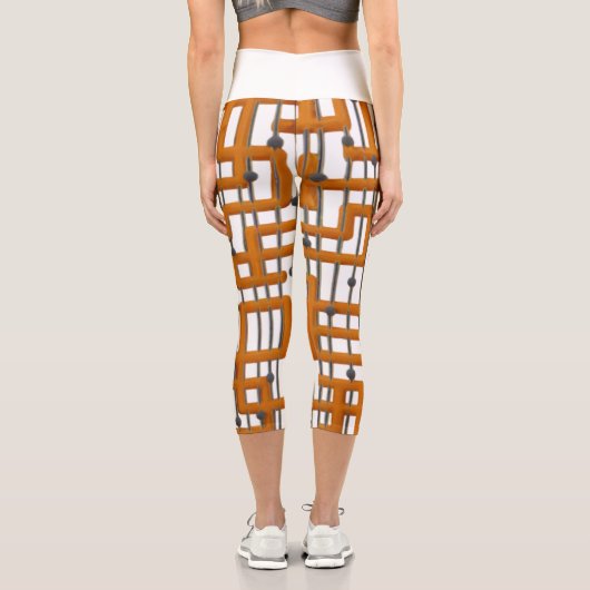 Hochwaisted-Capris Capri Leggings (Rückseite)