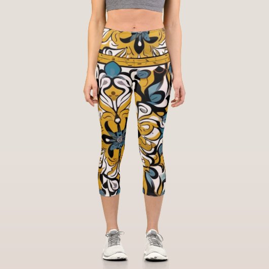 Hochwaisted-Capris Capri Leggings (Vorderseite)