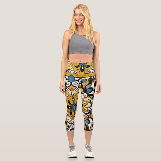Hochwaisted-Capris Capri Leggings (Vorderseite)