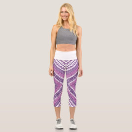 Hochwaisted-Capris Capri Leggings