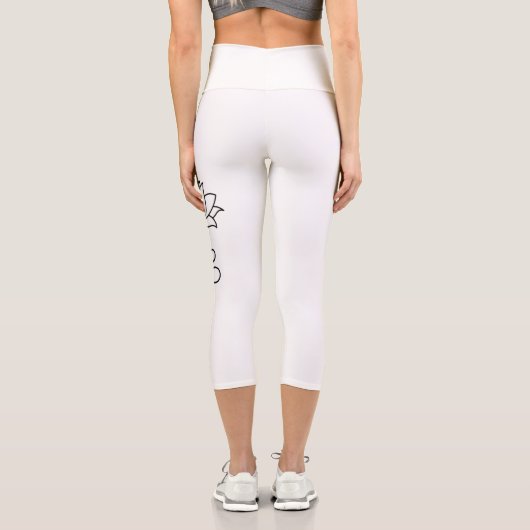 Hochwaisted-Capris Capri Leggings (Rückseite)