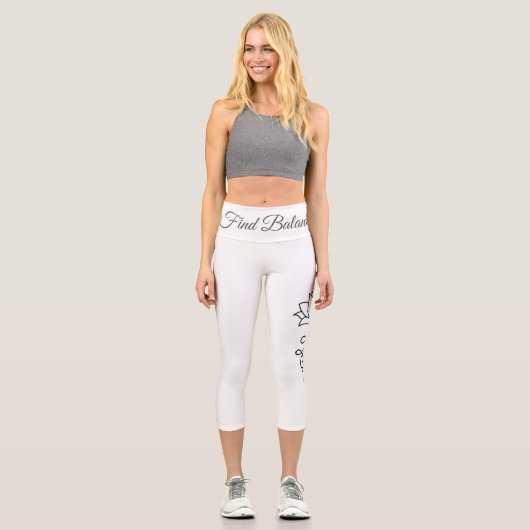 Hochwaisted-Capris Capri Leggings (Vorderseite)