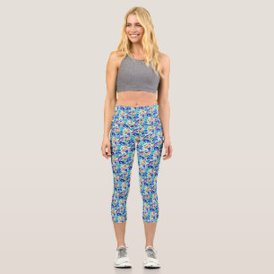 Hochwaisted-Capris Capri Leggings