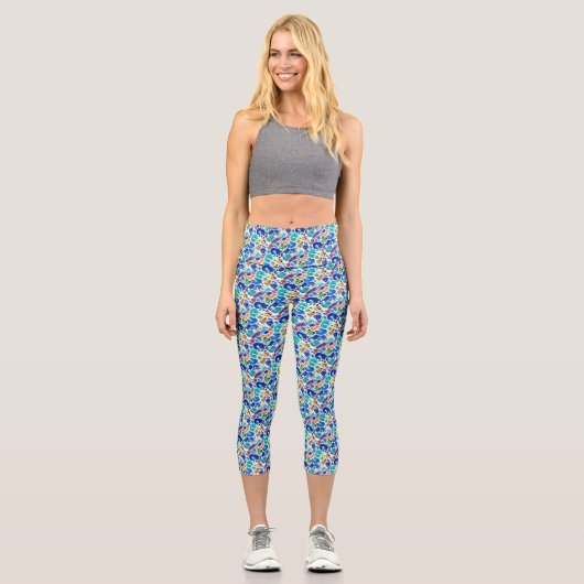 Hochwaisted-Capris Capri Leggings (Vorderseite)