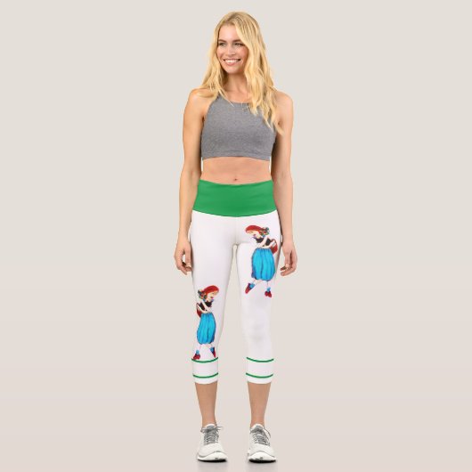 Hochwaisted-Capris Capri Leggings (Vorderseite)