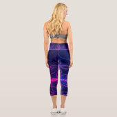 Hochwaisted-Capris Capri Leggings (Rückseite)