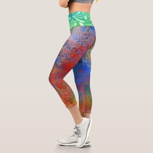 Hochwaisted-Capris Capri Leggings (Links)