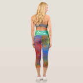 Hochwaisted-Capris Capri Leggings (Rückseite)
