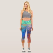 Hochwaisted-Capris Capri Leggings (Vorderseite)