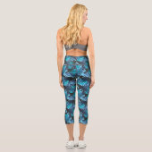 Hochwaisted-Capris Capri Leggings (Rückseite)