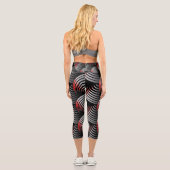 Hochwaisted-Capris Capri Leggings (Rückseite)