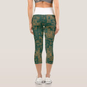 Hochwaisted-Capris Capri Leggings (Rückseite)