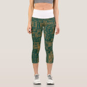Hochwaisted-Capris Capri Leggings (Vorderseite)