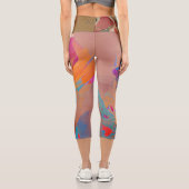 Hochwaisted-Capris Capri Leggings (Rückseite)