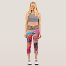 Hochwaisted-Capris
