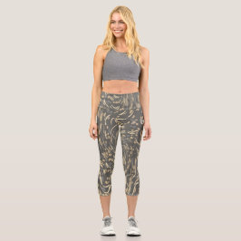Hochwaisted-Capris Capri Leggings