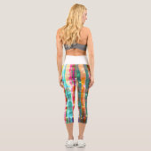 Hochwaisted-Capris Capri Leggings (Rückseite)
