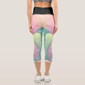 Hochwaisted-Capris Capri Leggings (Rückseite)
