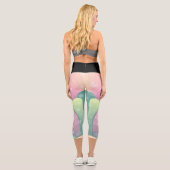 Hochwaisted-Capris Capri Leggings (Rückseite)
