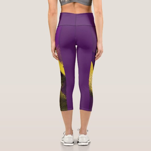 Hochwaisted-Capris Capri Leggings (Rückseite)