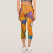 Hochwaisted-Capris Capri Leggings (Rückseite)