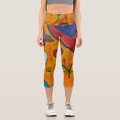 Hochwaisted-Capris Capri Leggings (Vorderseite)