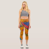 Hochwaisted-Capris Capri Leggings (Vorderseite)