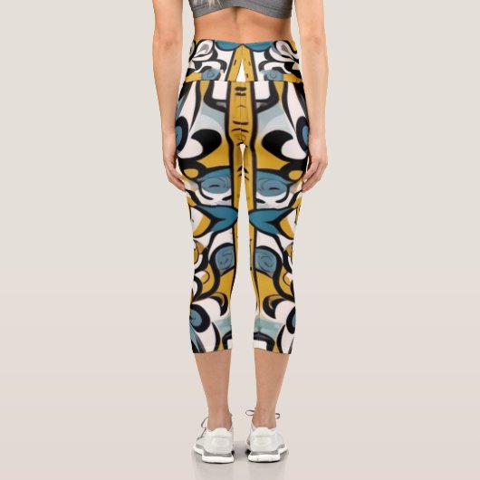 Hochwaisted-Capris Capri Leggings (Rückseite)