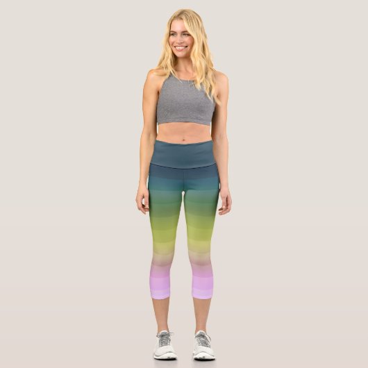 Hochwaisted-Capris Capri Leggings (Vorderseite)