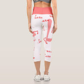 Hochwaisted-Capris Capri Leggings (Rückseite)