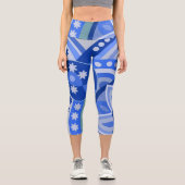 Hochwaisted-Capris Capri Leggings (Vorderseite)