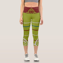 Hochwaisted-Capris Capri Leggings