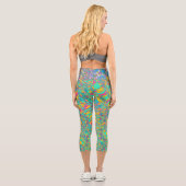 Hochwaisted-Capris Capri Leggings (Rückseite)