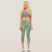 Hochwaisted-Capris Capri Leggings (Vorderseite)