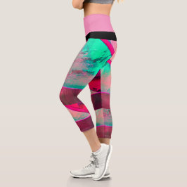 Hochwaisted-Capris Capri Leggings