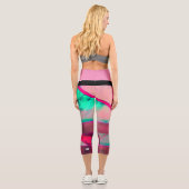 Hochwaisted-Capris Capri Leggings (Rückseite)