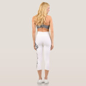 Hochwaisted-Capris Capri Leggings (Rückseite)