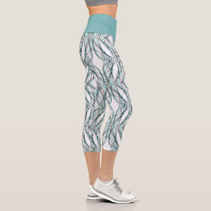 Hochwaisted-Capris Capri Leggings