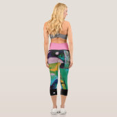 Hochwaisted-Capris Capri Leggings (Rückseite)