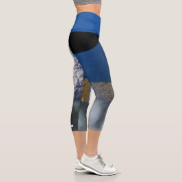 Hochwaisted-Capris Capri Leggings