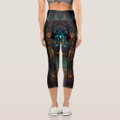 Hochwaisted-Capris Capri Leggings (Rückseite)